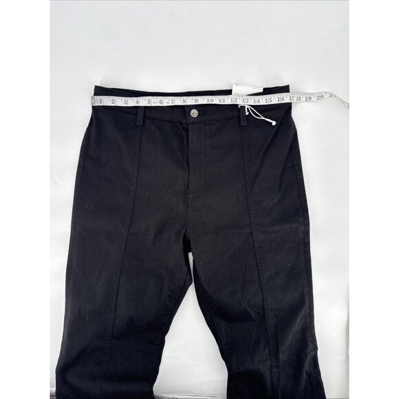 New AG Women's Size 33 Black Denim Jeans Anisten High Rise Boot Cut Stretch NWT - Picture 7 of 14